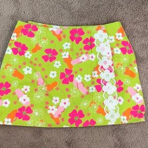 Lily Pulitzer Reversible Wrap Skirt, Sz 4